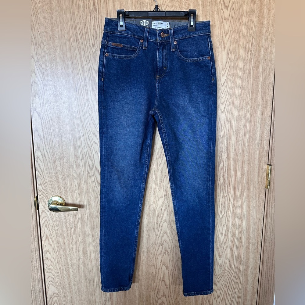 New Smith & Rogue Rolling Dark Denim High Rise Skinny Western Jeans Women’s 26